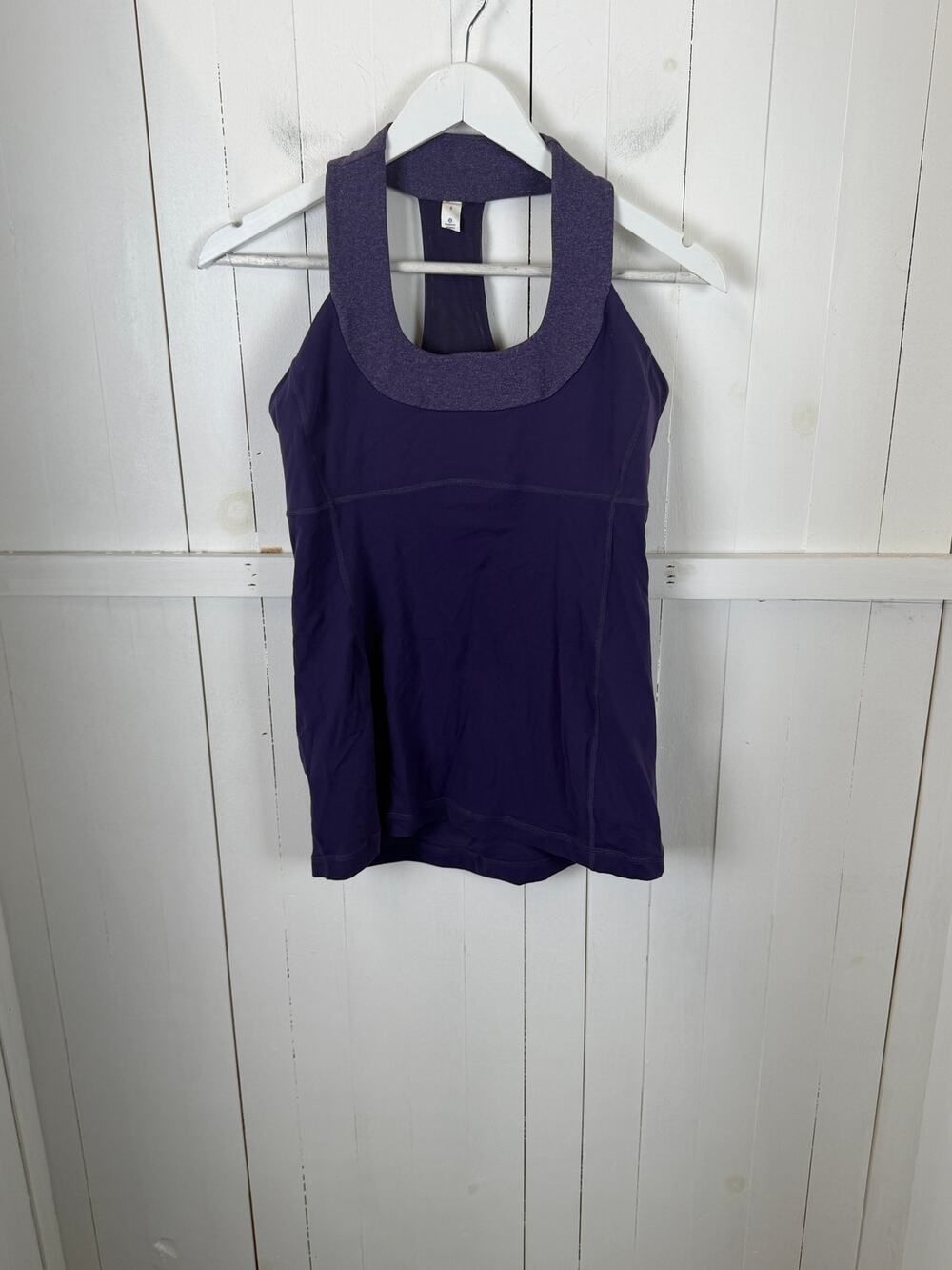 Lululemon Purple Nylon Tank Top Size 8 Excellent Condition